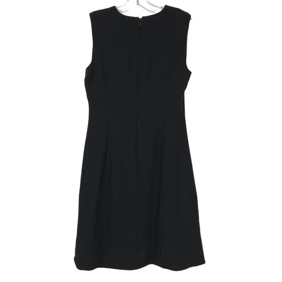 Ralph Lauren Collection Purple Label Black Wool Dress Sz 10 - Picture 6 of 8